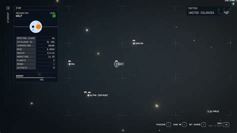 Wolf System location in Starfield: All planets & The Den.